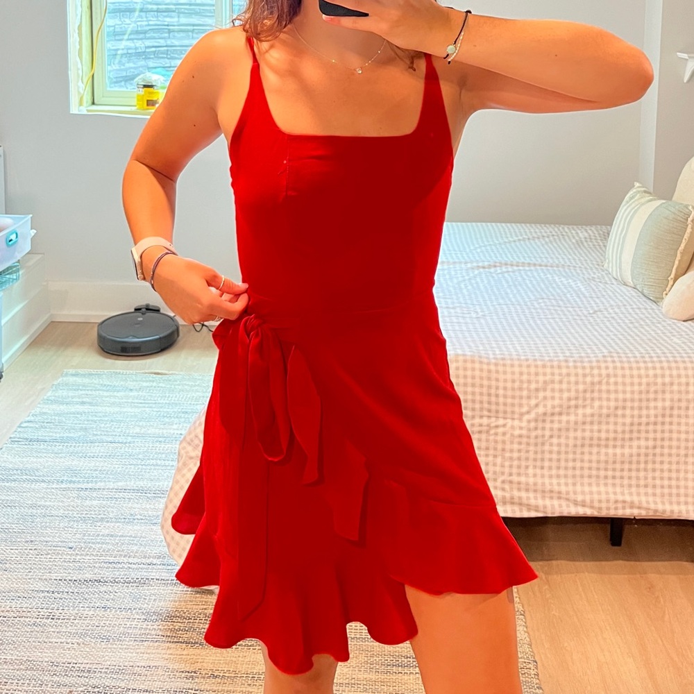 Red dress